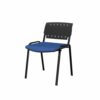 Chaise visiteur Flipper bleue